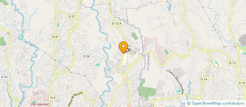 localisation de l'entreprise MONSIEUR FABRICE EUGENIE  FORT-DE-FRANCE