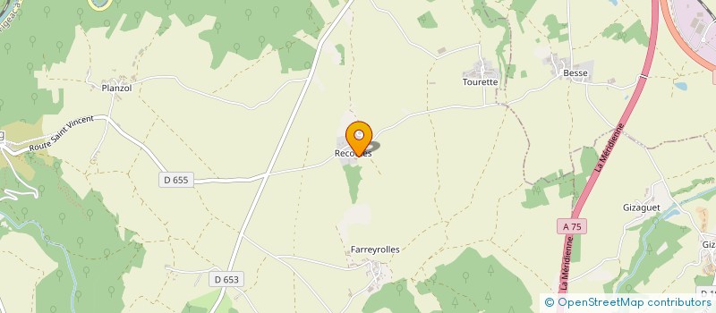 localisation de l'entreprise MONSIEUR FABRICE FANJUL  LEOTOING