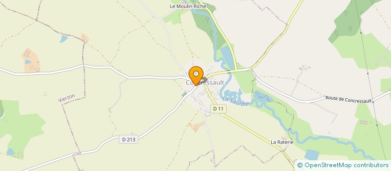 localisation de l'entreprise MONSIEUR FABRICE FARCINE  CONCRESSAULT