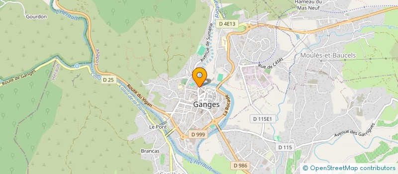 localisation de l'entreprise MONSIEUR FABRICE FARNY  GANGES