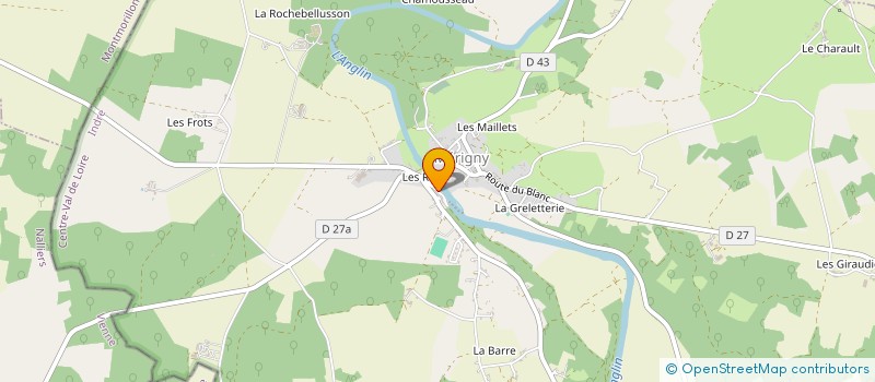 localisation de l'entreprise MONSIEUR FABRICE FAURIE à MERIGNY