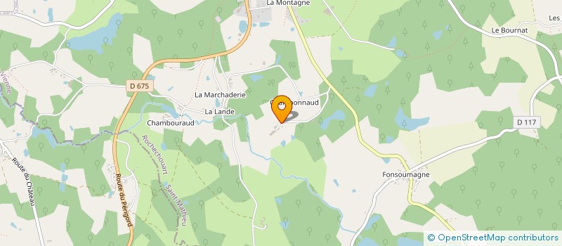 localisation de l'entreprise MONSIEUR FABRICE FAURIEN DESPLACES  SAINT-MATHIEU