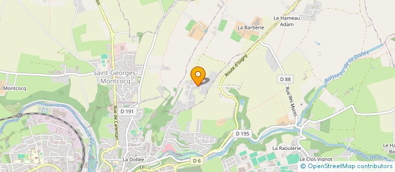 localisation de l'entreprise MONSIEUR FABRICE FAUTRAT  LE MESNIL-ROUXELIN