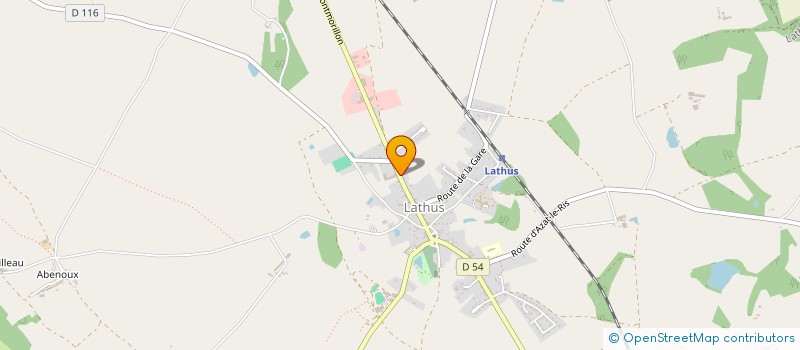 localisation de l'entreprise MONSIEUR FABRICE FAYAUD  LATHUS-SAINT-REMY