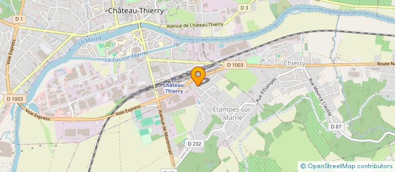 localisation de l'entreprise MONSIEUR FABRICE FERRAN à ETAMPES-SUR-MARNE