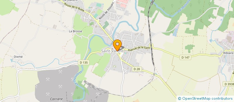 localisation de l'entreprise MONSIEUR FABRICE FERRAND  SAINT-VARENT