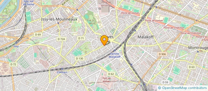 localisation de l'entreprise MONSIEUR FABRICE FERRANTE  VANVES