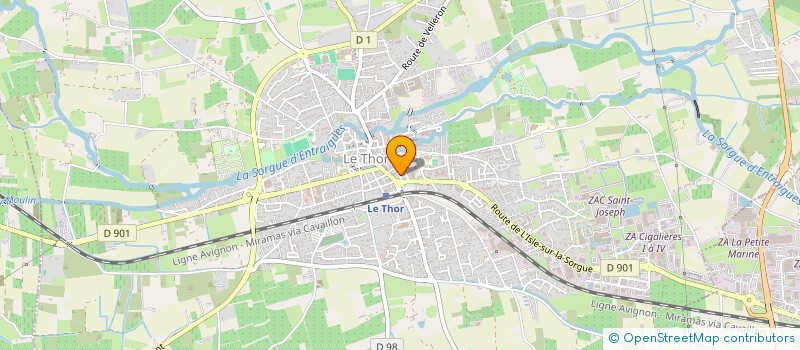 localisation de l'entreprise MONSIEUR FABRICE FEUILLET à LE THOR