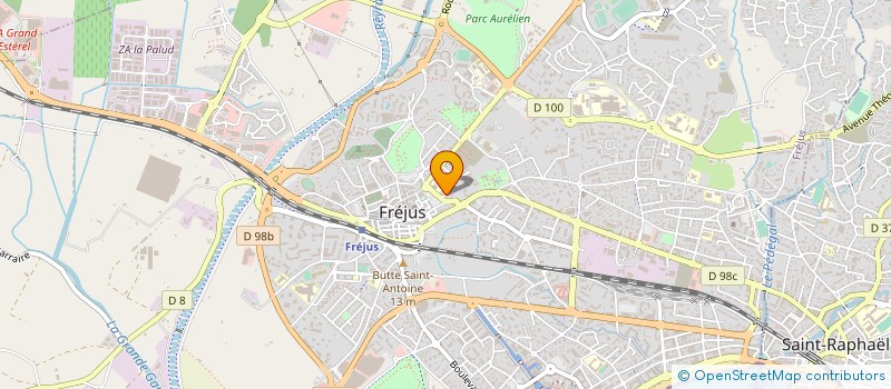 localisation de l'entreprise MONSIEUR FABRICE FILANCIA à FREJUS