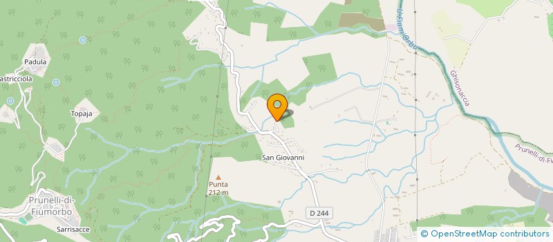 localisation de l'entreprise MONSIEUR FABRICE FILIPPINI  PRUNELLI DI FIUMORBO