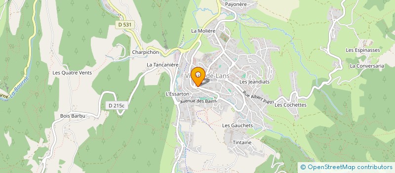 localisation de l'entreprise MONSIEUR FABRICE FILLEUR à VILLARD-DE-LANS
