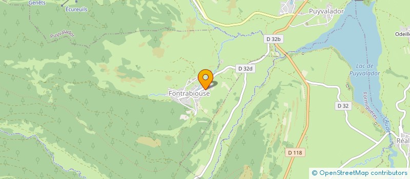 localisation de l'entreprise MONSIEUR FABRICE FILLOLS  FONTRABIOUSE