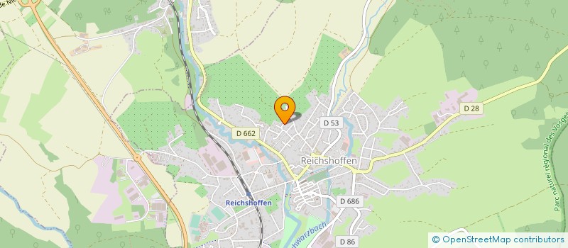 localisation de l'entreprise MONSIEUR FABRICE FISCHER  REICHSHOFFEN