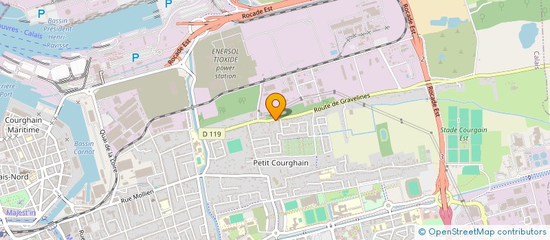 localisation de l'entreprise MONSIEUR FABRICE FONTAINE  CALAIS