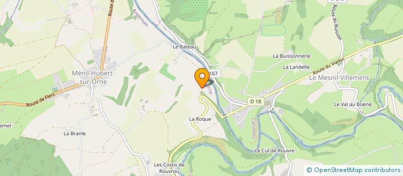 localisation de l'entreprise MONSIEUR FABRICE FORCE à MENIL-HUBERT-SUR-ORNE