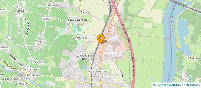 localisation de l'entreprise MONSIEUR FABRICE FORESTIER à CRECHES-SUR-SAONE