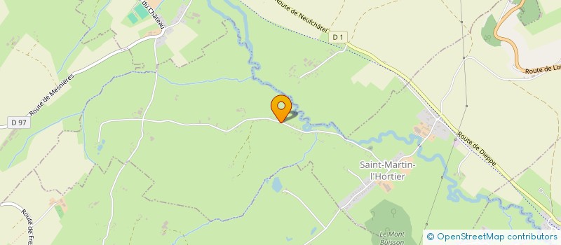 localisation de l'entreprise MONSIEUR FABRICE FORTIN  SAINT-MARTIN-L'HORTIER