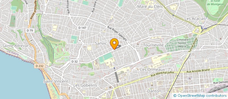 localisation de l'entreprise MONSIEUR FABRICE FOUACHE  LE HAVRE