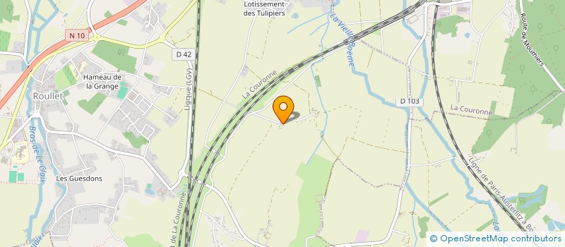 localisation de l'entreprise MONSIEUR FABRICE FOUET à ROULLET-SAINT-ESTEPHE