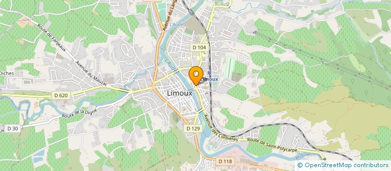 localisation de l'entreprise MONSIEUR FABRICE FOUILLEUL  LIMOUX