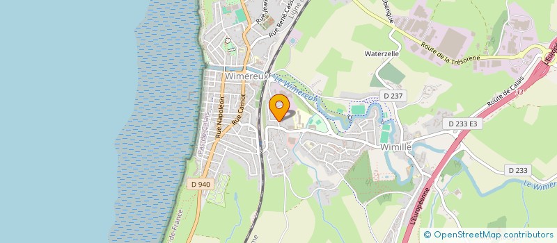 localisation de l'entreprise MONSIEUR FABRICE FOURCROY  WIMILLE