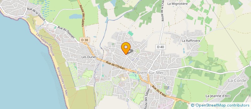 localisation de l'entreprise MONSIEUR FABRICE FRADET à BREM-SUR-MER