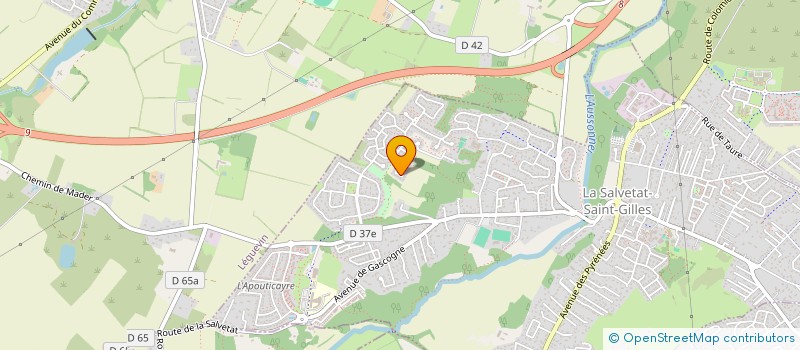 localisation de l'entreprise MONSIEUR FABRICE FRANCES  LA SALVETAT-SAINT-GILLES