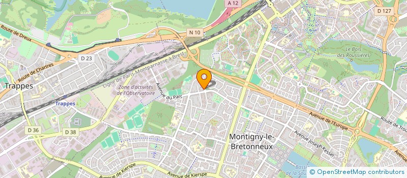 localisation de l'entreprise MONSIEUR FABRICE FRANCIS  MONTIGNY-LE-BRETONNEUX