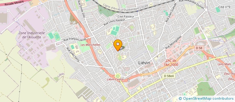 localisation de l'entreprise MONSIEUR FABRICE FRERE  MAZINGARBE