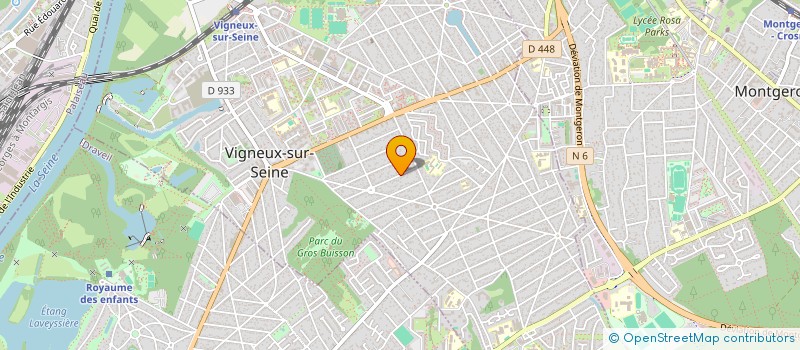 localisation de l'entreprise MONSIEUR FABRICE GABA  VIGNEUX-SUR-SEINE