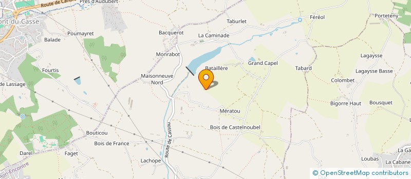 localisation de l'entreprise MONSIEUR FABRICE GABEN  SAINT-NICOLAS-DE-LA-BALERME