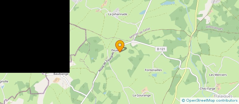 localisation de l'entreprise MONSIEUR FABRICE GABOYER  CONDAT-EN-COMBRAILLE