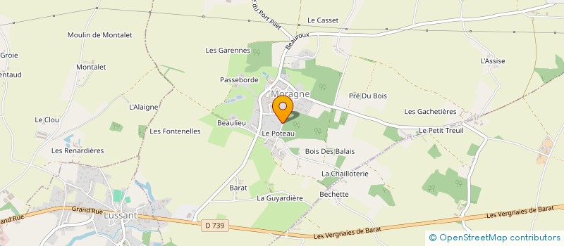 localisation de l'entreprise MONSIEUR FABRICE GAC à MORAGNE