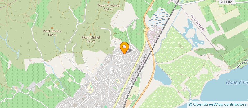 localisation de l'entreprise MONSIEUR FABRICE GAIGNARD à FRONTIGNAN