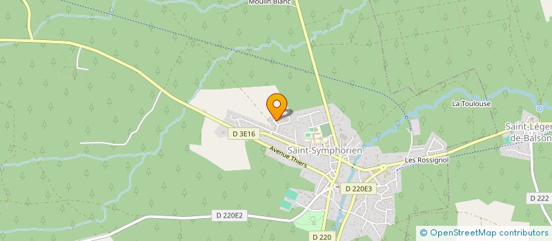 localisation de l'entreprise MONSIEUR FABRICE GALERNE  SAINT-SYMPHORIEN