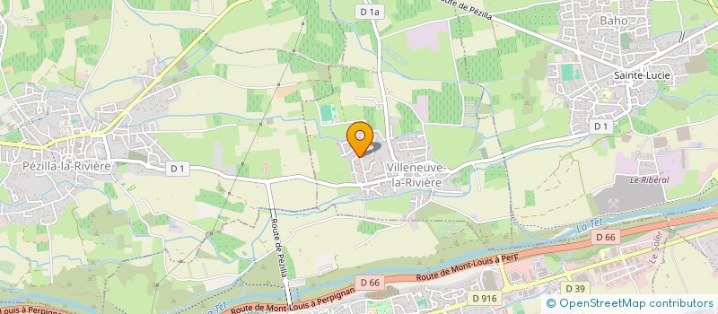 localisation de l'entreprise MONSIEUR FABRICE GALIBERT  VILLENEUVE-LA-RIVIERE