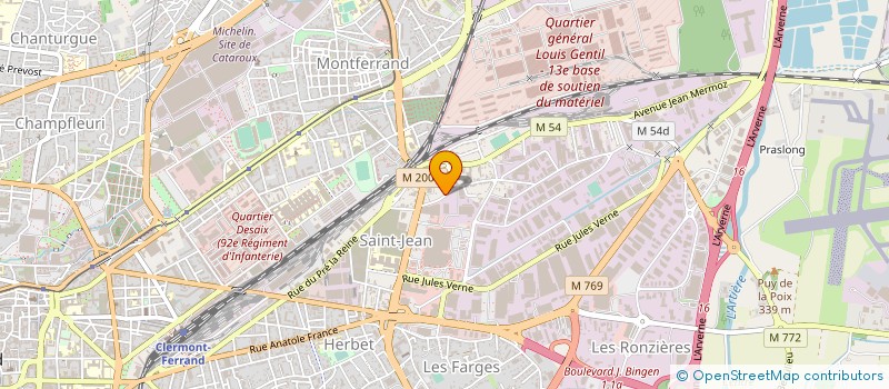 localisation de l'entreprise MONSIEUR FABRICE GALLAND  CLERMONT-FERRAND