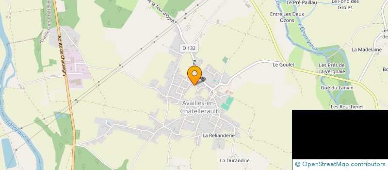 localisation de l'entreprise MONSIEUR FABRICE GALLET  AVAILLES-EN-CHATELLERAULT