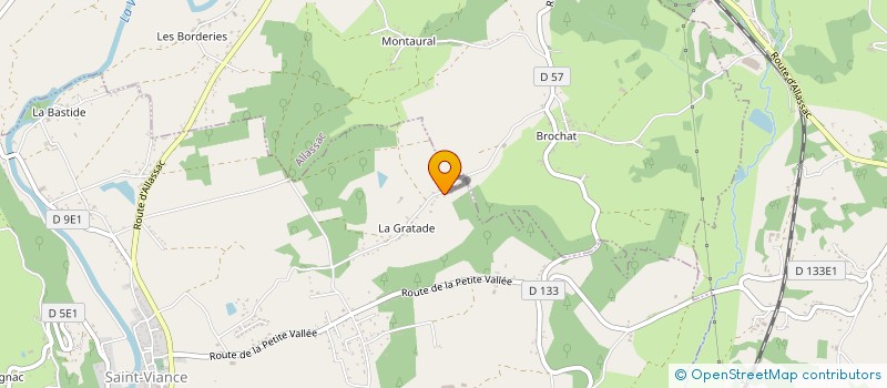 localisation de l'entreprise MONSIEUR FABRICE GALOPIN  SAINT-VIANCE