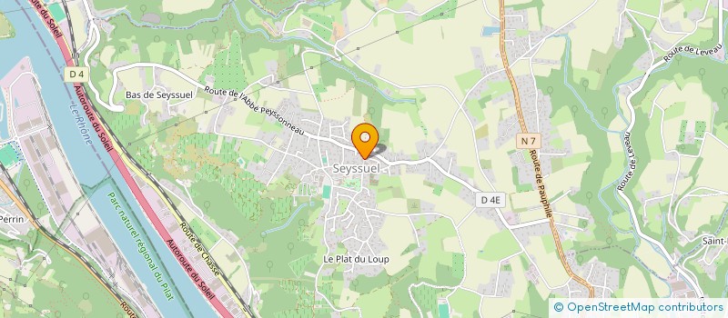 localisation de l'entreprise MONSIEUR FABRICE GARABEDIAN  SEYSSUEL