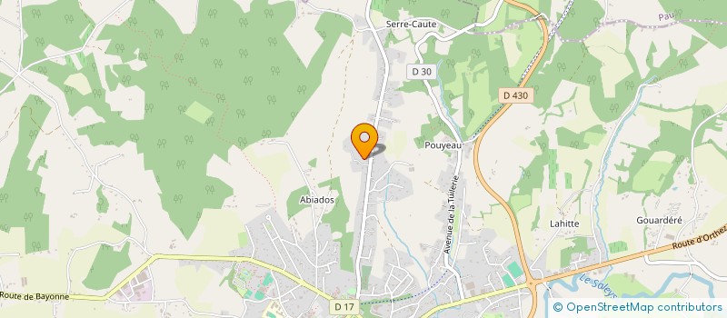localisation de l'entreprise MONSIEUR FABRICE GARAND à SALIES-DE-BEARN