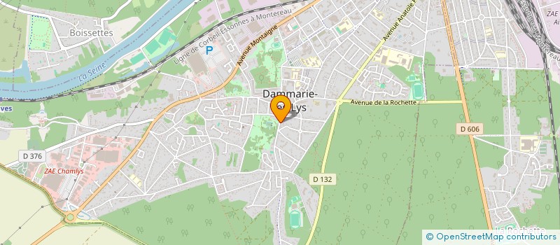 localisation de l'entreprise MONSIEUR FABRICE GARCIA à DAMMARIE-LES-LYS