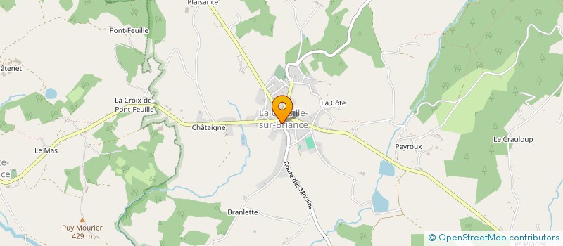 localisation de l'entreprise MONSIEUR FABRICE GARCIA à LA CROISILLE-SUR-BRIANCE
