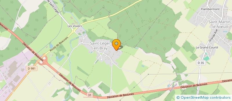 localisation de l'entreprise MONSIEUR FABRICE GARCIA-ALVAREZ  SAINT-LEGER-EN-BRAY