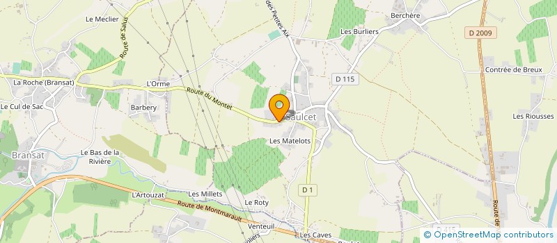 localisation de l'entreprise MONSIEUR FABRICE GARNIER à SAULCET