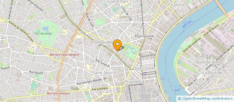 localisation de l'entreprise MONSIEUR FABRICE GARNIER à BORDEAUX