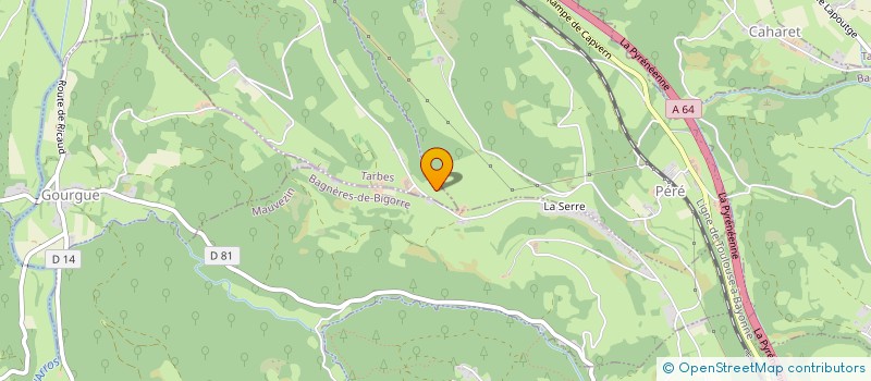 localisation de l'entreprise MONSIEUR FABRICE GARRANDAUX  BOURG-DE-BIGORRE