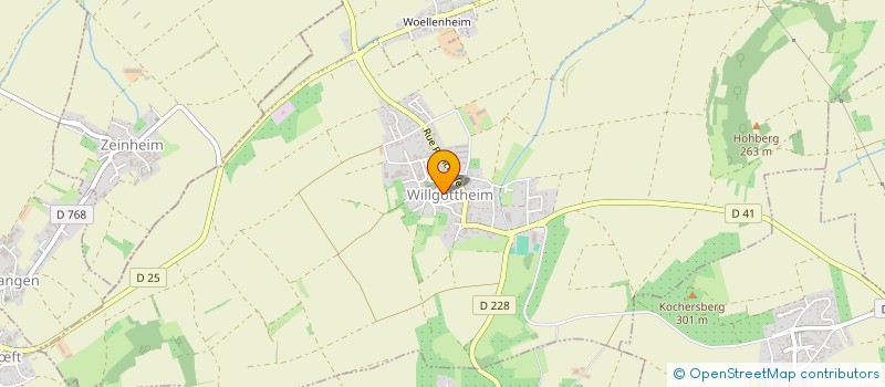 localisation de l'entreprise MONSIEUR FABRICE GAUSS  WILLGOTTHEIM