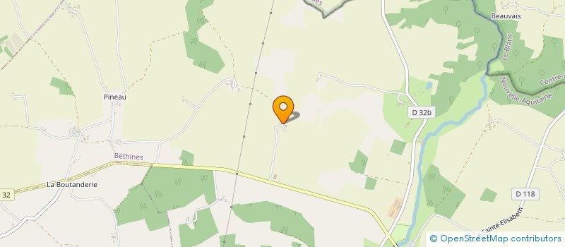 localisation de l'entreprise MONSIEUR FABRICE GAUTHIER  BETHINES