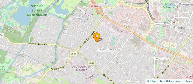 localisation de l'entreprise MONSIEUR FABRICE GAUTHIER  PLAISANCE-DU-TOUCH